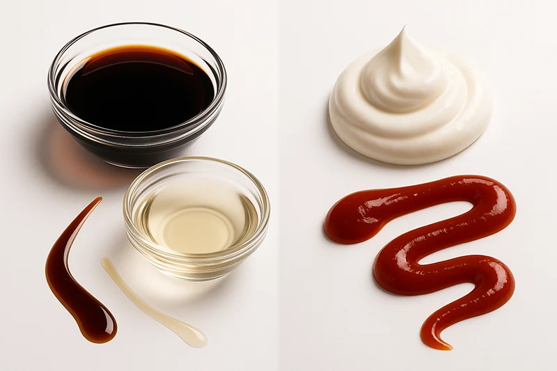 thin vs thick sauces - 1