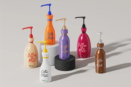 closure options of syrup pump dispenser - ukpack