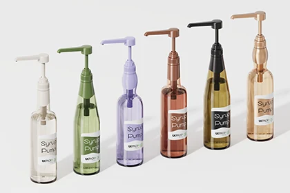 color customization of syrup pump dispenser - ukpack