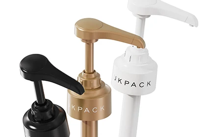 logo printing of syrup pump dispenser - ukpack
