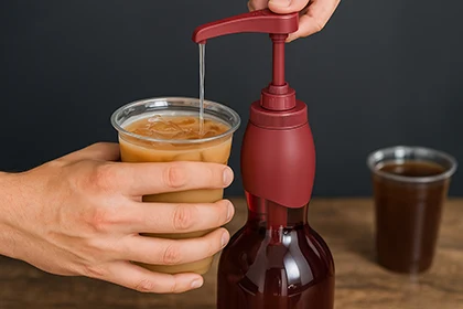 output of syrup pump dispenser - ukpack