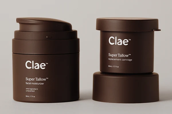 custom 50ml refillable airless pump jar for clae - 2