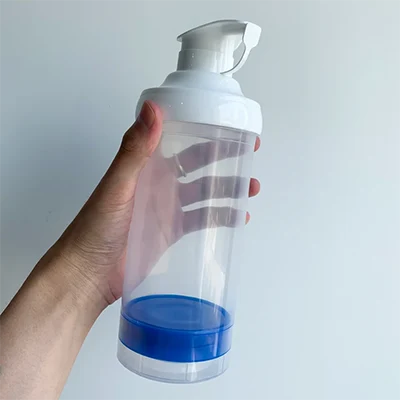frasco de condicionador airless de plástico pp 500ml - 777