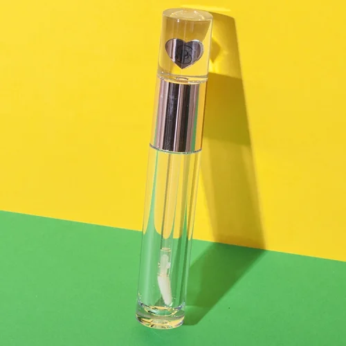 3.7ml tall petg lip gloss tube with hot-stamped cap - 1
