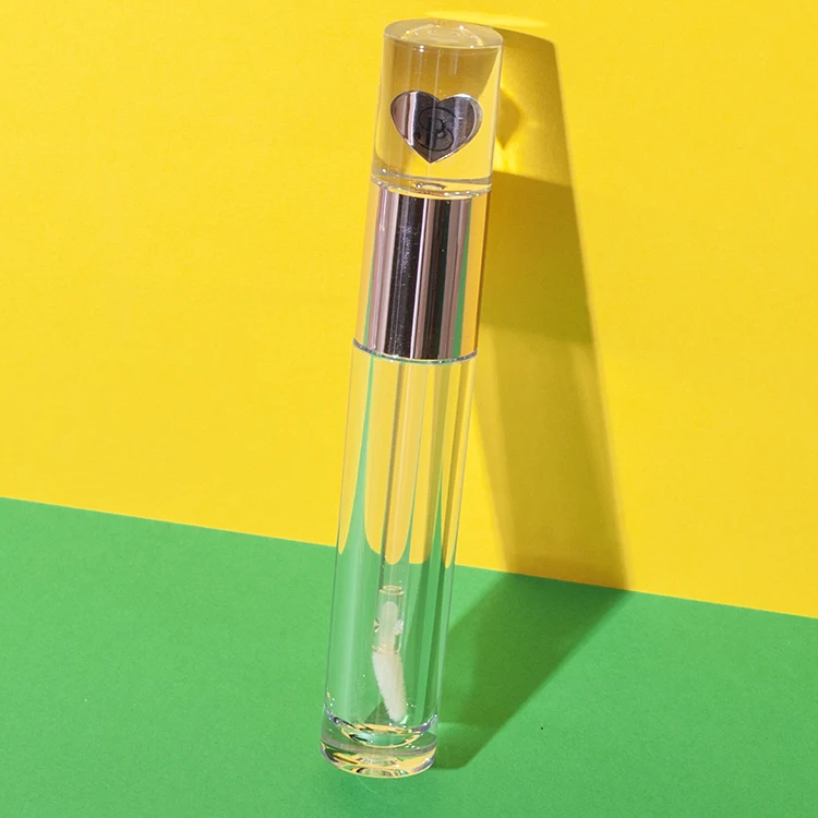 3.7ml tall petg lip gloss tube with hot-stamped cap - 1