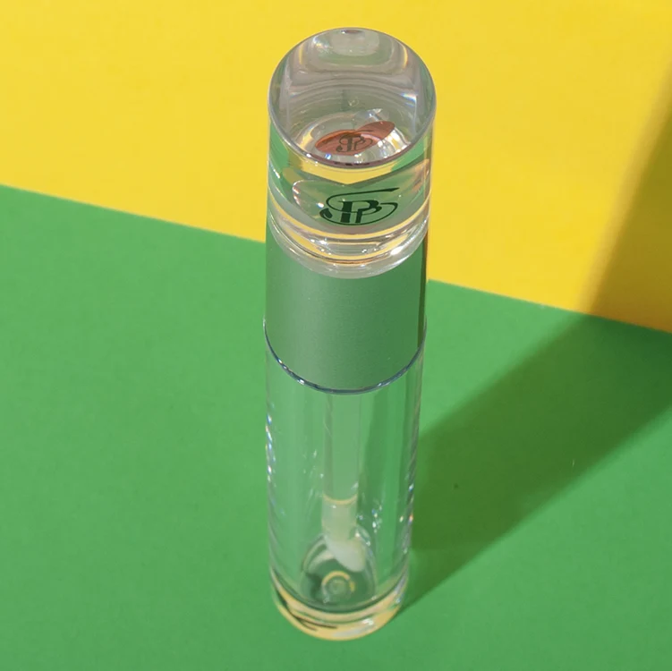 3.7ml tall petg lip gloss tube with hot-stamped cap - 4