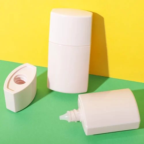 30ml hdpe rounded-rectangle tottle bottle with screw cap - 1