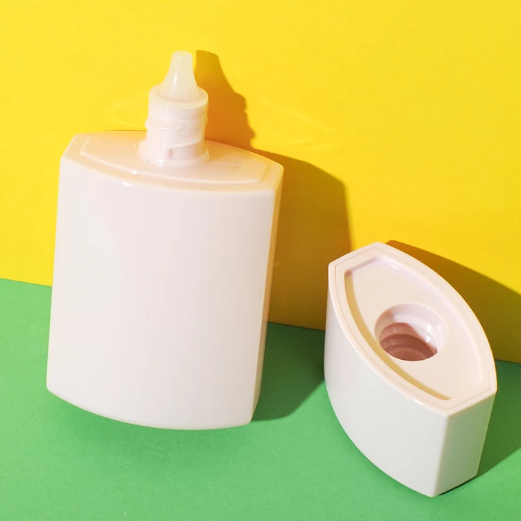 30ml hdpe rounded-rectangle tottle bottle with screw cap - 3