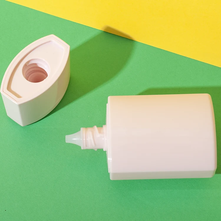 30ml hdpe rounded-rectangle tottle bottle with screw cap - 4
