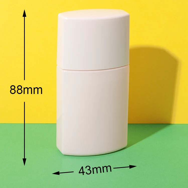 30ml hdpe rounded-rectangle tottle bottle with screw cap - 5