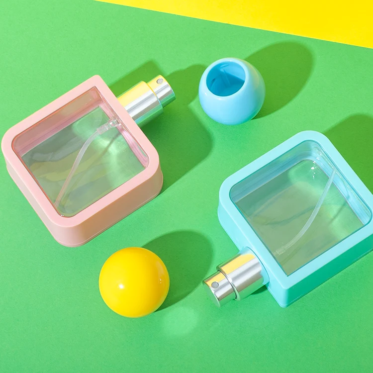 40ml square perfume bottle with spherical cap - 5