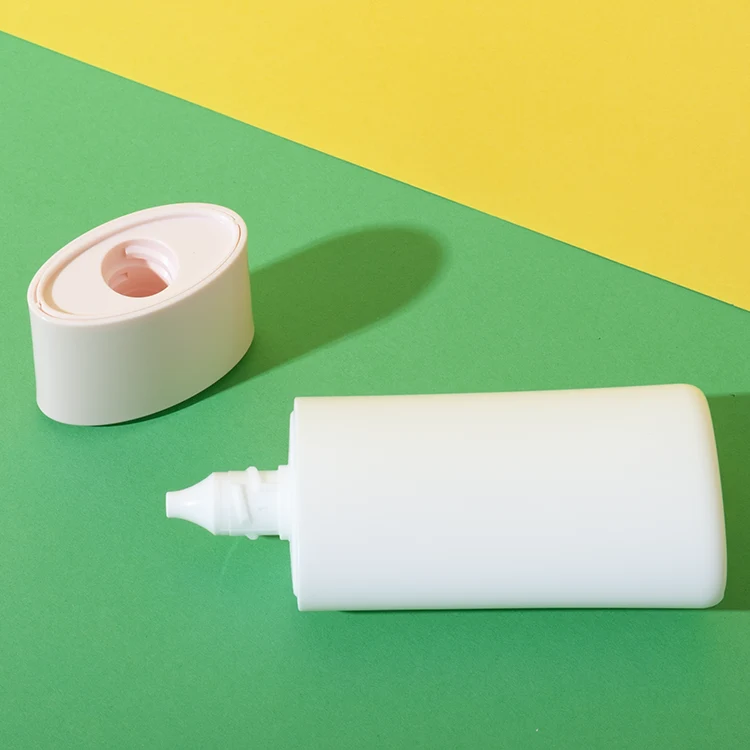 50ml hdpe flat rectangular tottle bottle - 2