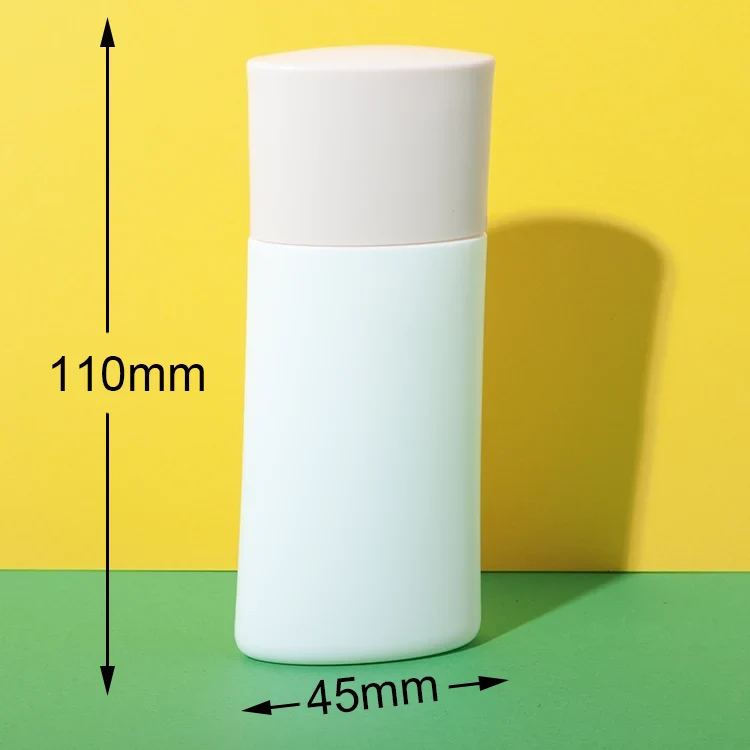 50ml hdpe flat rectangular tottle bottle - 4