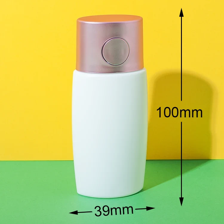 50ml hdpe tottle bottle press button snap cap - 5