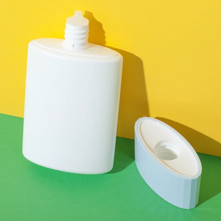 50ml hdpe tottle squeeze bottle ribbed screw cap - 3