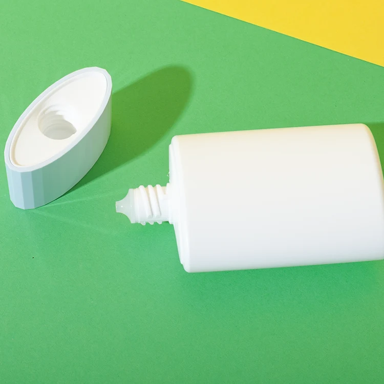50ml hdpe tottle squeeze bottle ribbed screw cap - 4