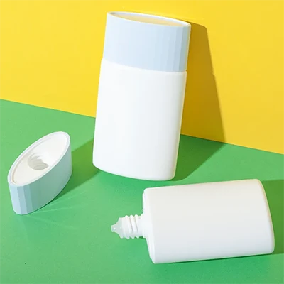 50 ml HDPE knijpfles met geribbelde schroefdop - 6