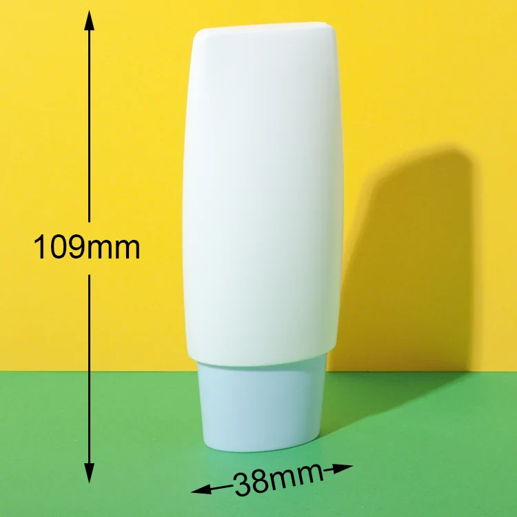 hdpe curved tottle bottle 50ml - 1