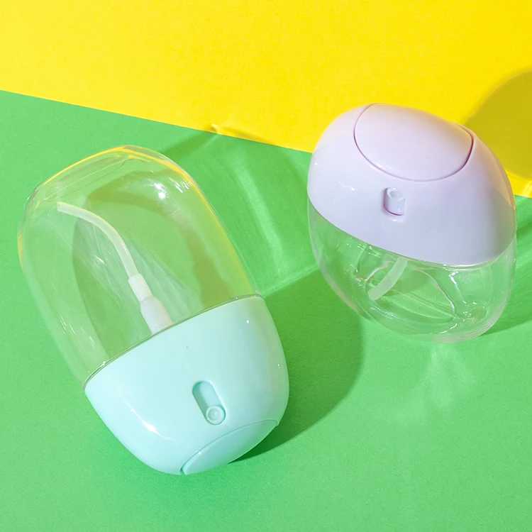 oval 50ml perfume bottle with integrated fine mist sprayer - 5