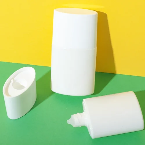 travel size oval hdpe tottle bottle pp cap 30ml 50ml - 1