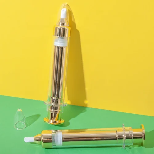 PMMA PP 15ml syringe style airless rye cream bottle - 1