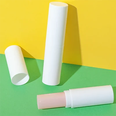 PP white twist-up 5g lip balm tube - 6
