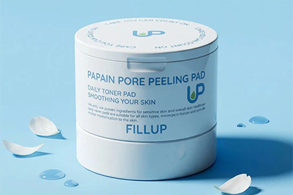 custom refillable toner pad jar for FILLUP - 123