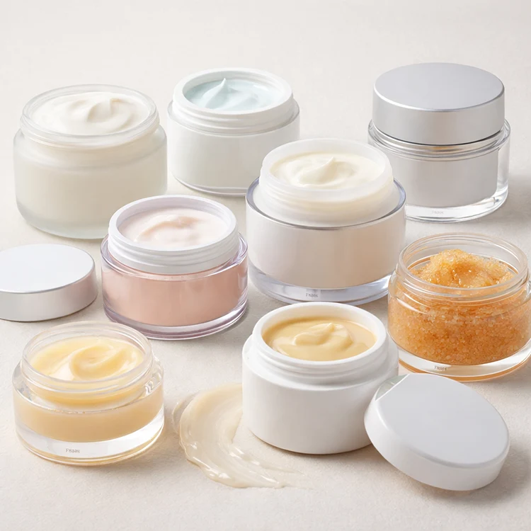application of cosmetic cream jars - 1