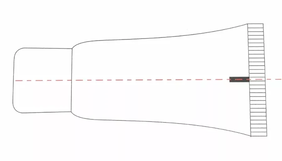 center line and eye mark positioning diagram - 1