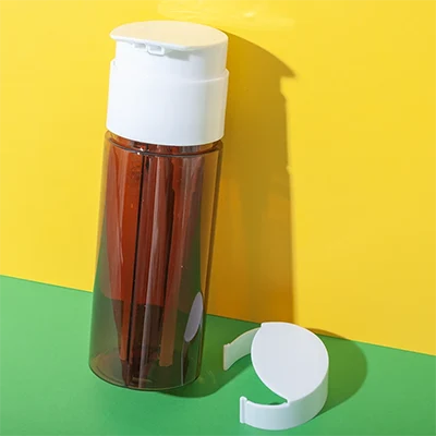 棕色雙腔洗髮精瓶 150ml+150ml - 6