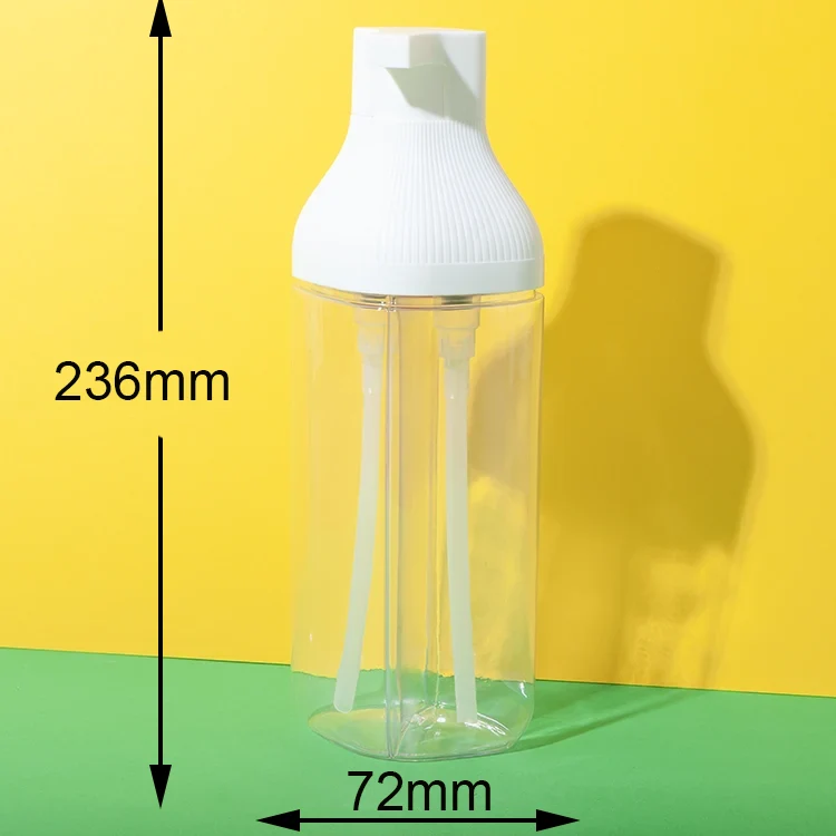 pet dual chamber conditioner bottle 250ml+250ml - 2