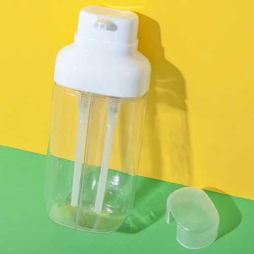 pet dual chamber shampoo bottle 250ml+250ml - 1