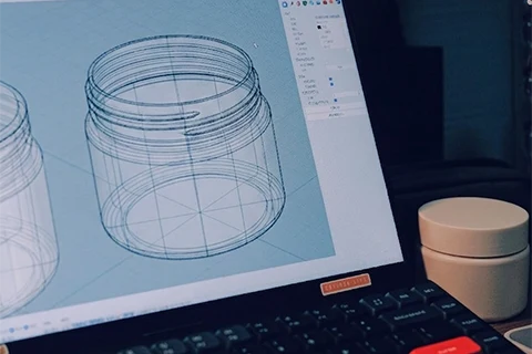 product development of cosmetic cream jar - 1