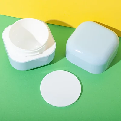 square pp cream jar 30g 50g with inner lid - 5
