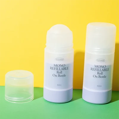 50ml PP製詰め替え式ロールオンボトル - 6個
