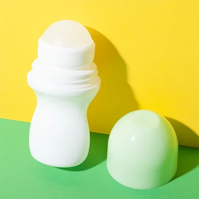 キノコ型PPプラスチック製50mlロールオンボトル - 5個