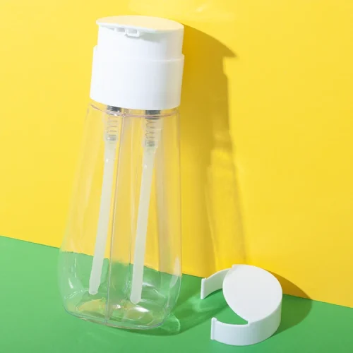 pet dual chamber hair dye bottle 200ml and 200ml - 1