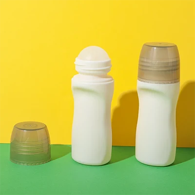 PPプラスチック製1オンスロールオンボトル - 6個
