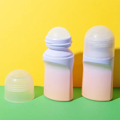 PPプラスチック製 2.5オンス ロールオンボトル - 6個