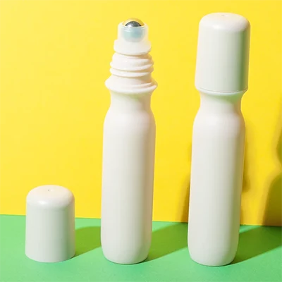 PPプラスチック製20mlロールオンボトル（金属製ローラーボール付き） - 6個