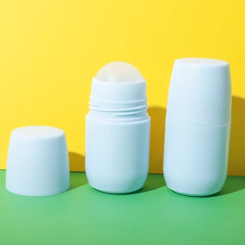 pp plastic 60ml blue roll on bottle - 1