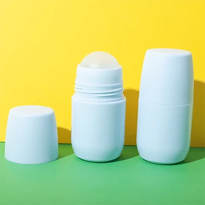 PPプラスチック製 60ml ブルー ロールオンボトル - 6個
