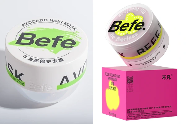 befe 240g hair mask jar - 3