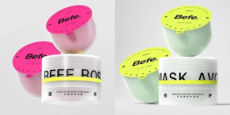 befe 240g refillable hair mask jar - 7