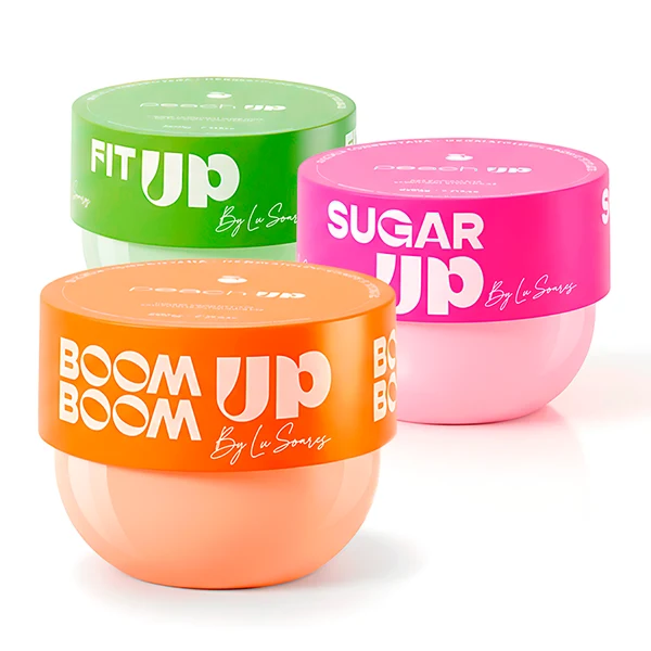 custom pp cosmetic cream jar for peach up - 1