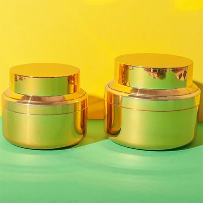 electroplated brushed acrylic cosmetic cream jar 30g 50g - 7