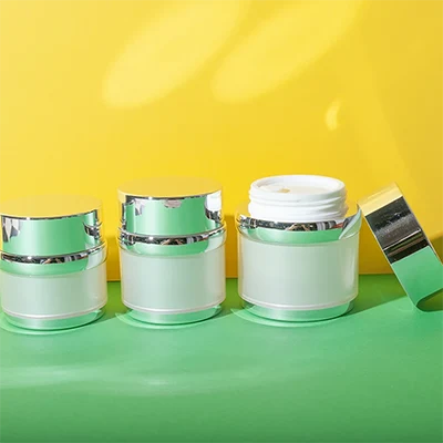 electroplated matte acrylic cosmetic cream jar 15g 30g 50g - 8