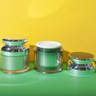electroplated round acrylic cosmetic cream jar 30g 50g - 8