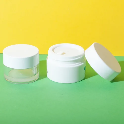 petg cosmetic cream jar 5g 10g transparent thick wall design - 1