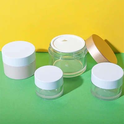 round clear petg cosmetic cream jar 5g 10g 15g 30g - 10